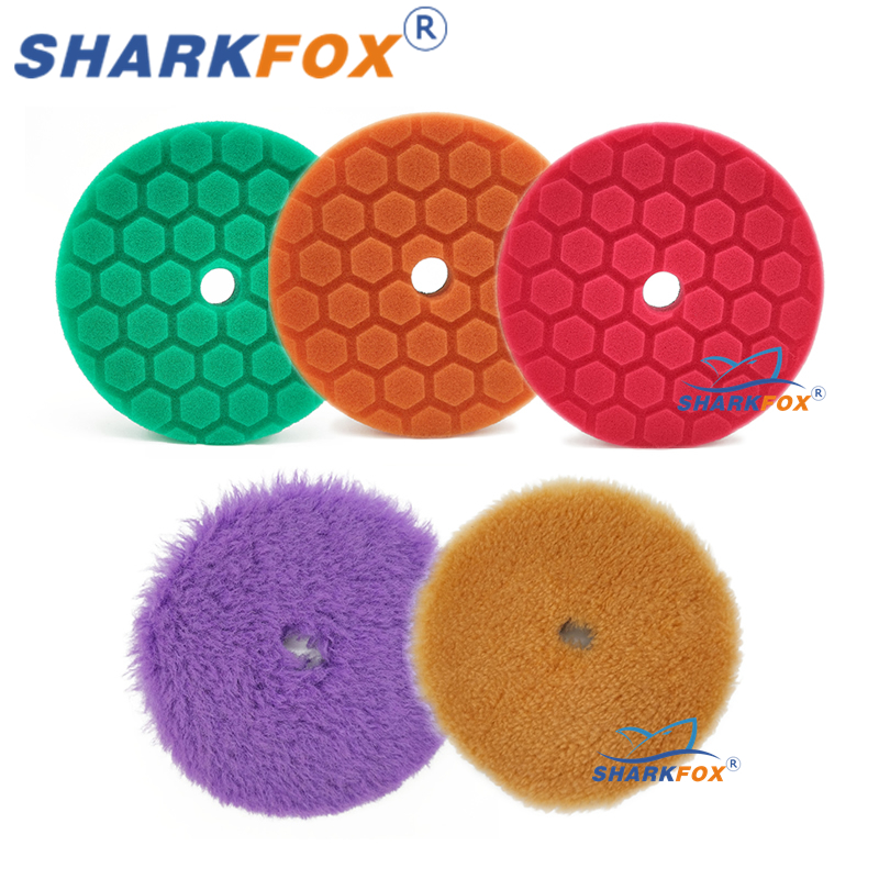 Polish Pad Set Buffer - Sharkfox 5 pezzi/set 5 