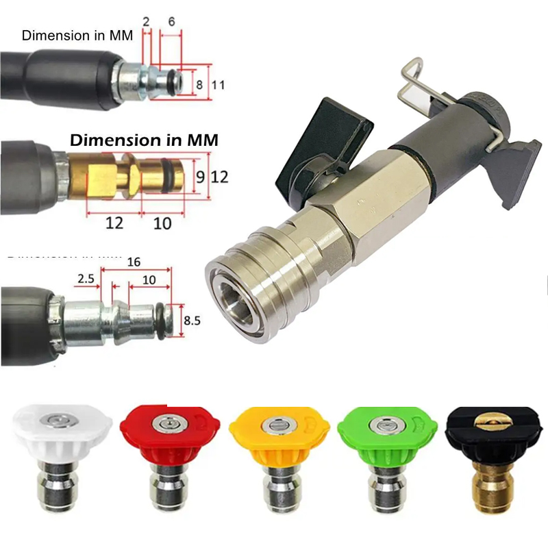 Pressure Washer Foam Gun - Kit Valvola a Sfera ad Alta