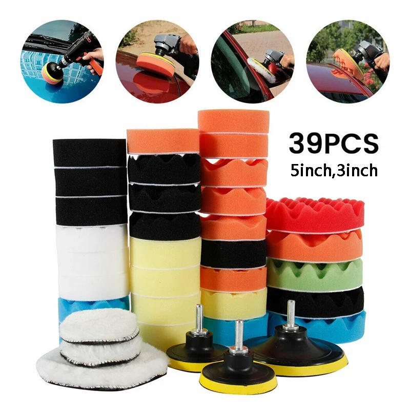 Foam Cannon Car Wash - Kit di Spugne per Lucidatura Auto,