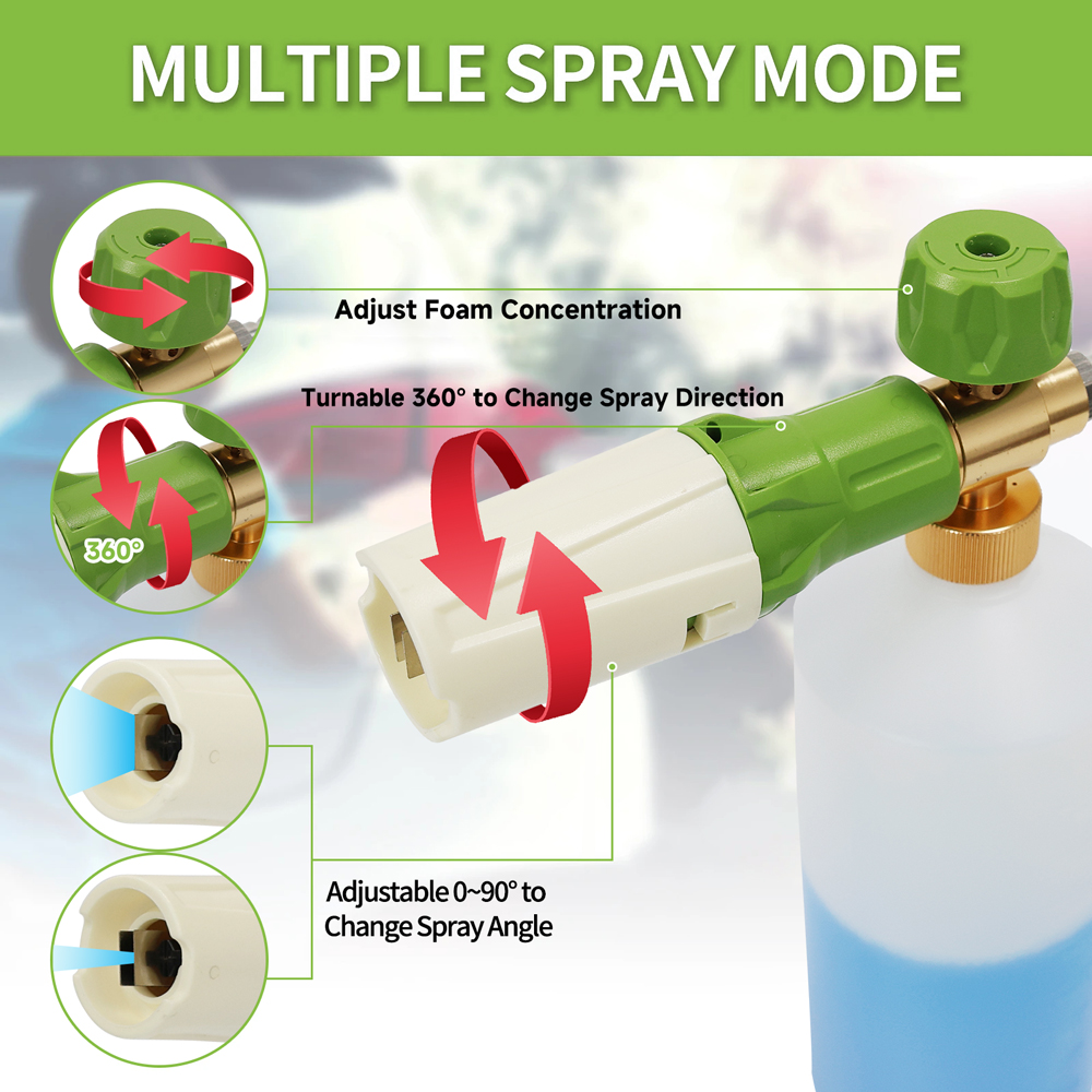 Pistola in schiuma di allumini - Foam Cannon Car Wash recensione e prezzo