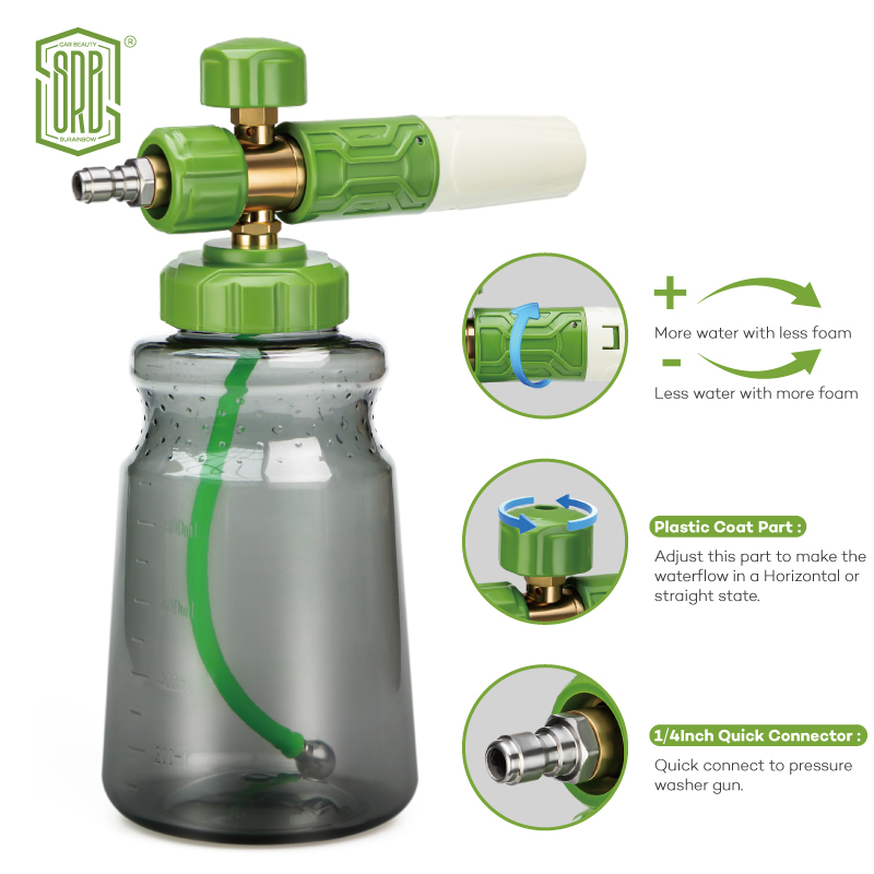 Cannone per schiuma, lancia pe - Foam Cannon Car Wash recensione e prezzo